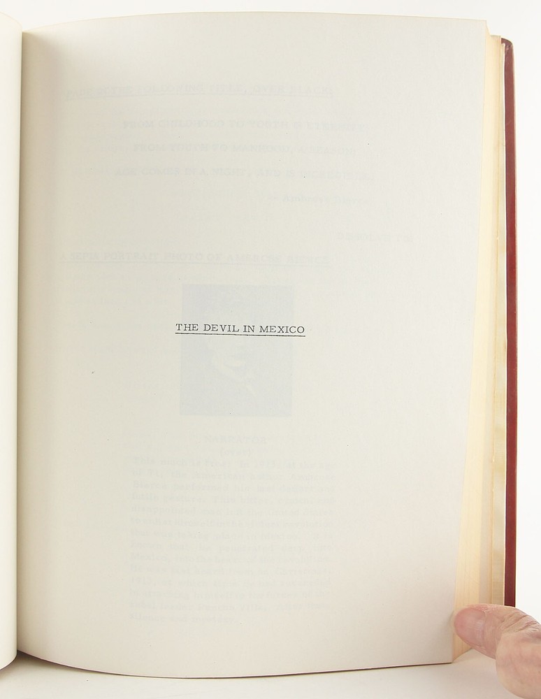 Rare 1972 First Dan O'Bannon ('Alien') Script The Devil In Mexico Leather Bound