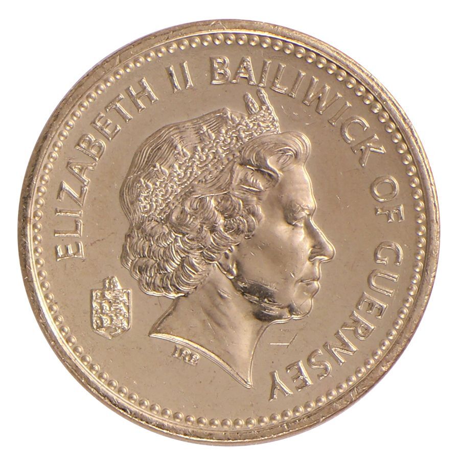 Guernsey 1 Pound, 2001, KM #110, Mint