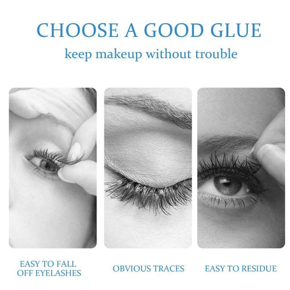 False Eyelash Glue Quick Dry Transparent Eyelash Glue Disposable νμ `κ т/ W A1O7