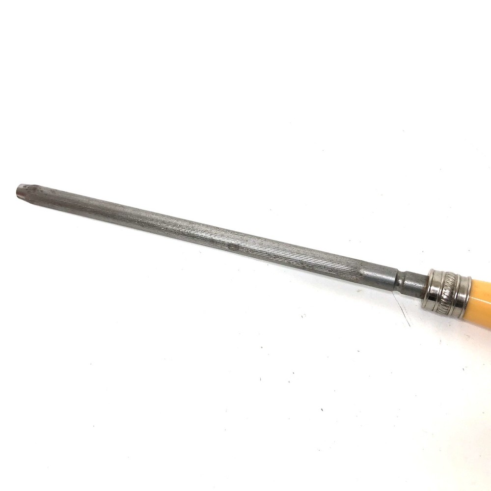 Vintage Butterscotch Bakelite Handle Knife Sharpener