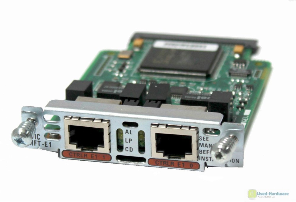 Cisco VWIC-2MFT-E1 2-Port RJ-48 Multiflex Trunk-E1 Voice Interface Module Card