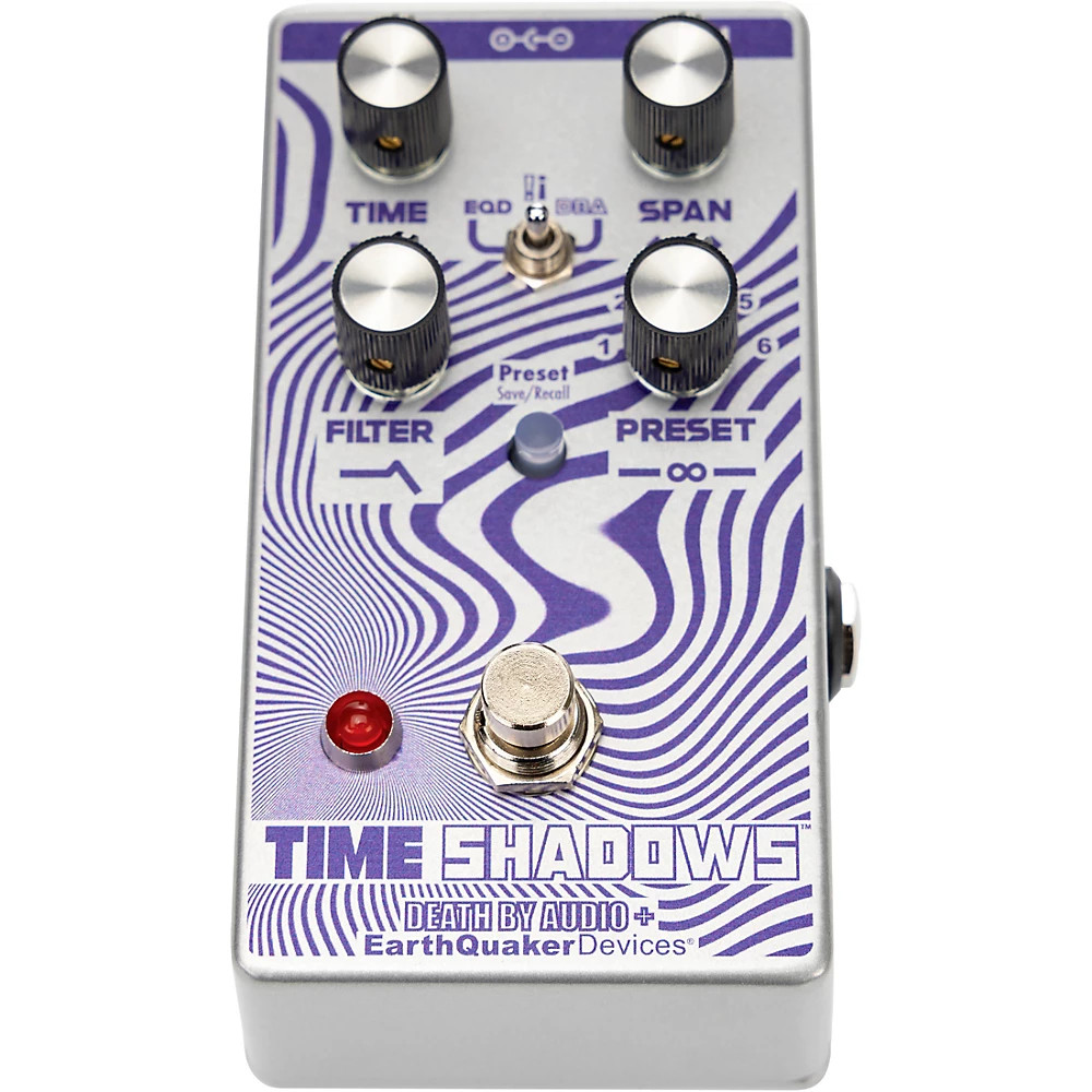 EarthQuaker Time Shadows II Subharmonic Multi-Delay Resonator Effects Prpl/Slver