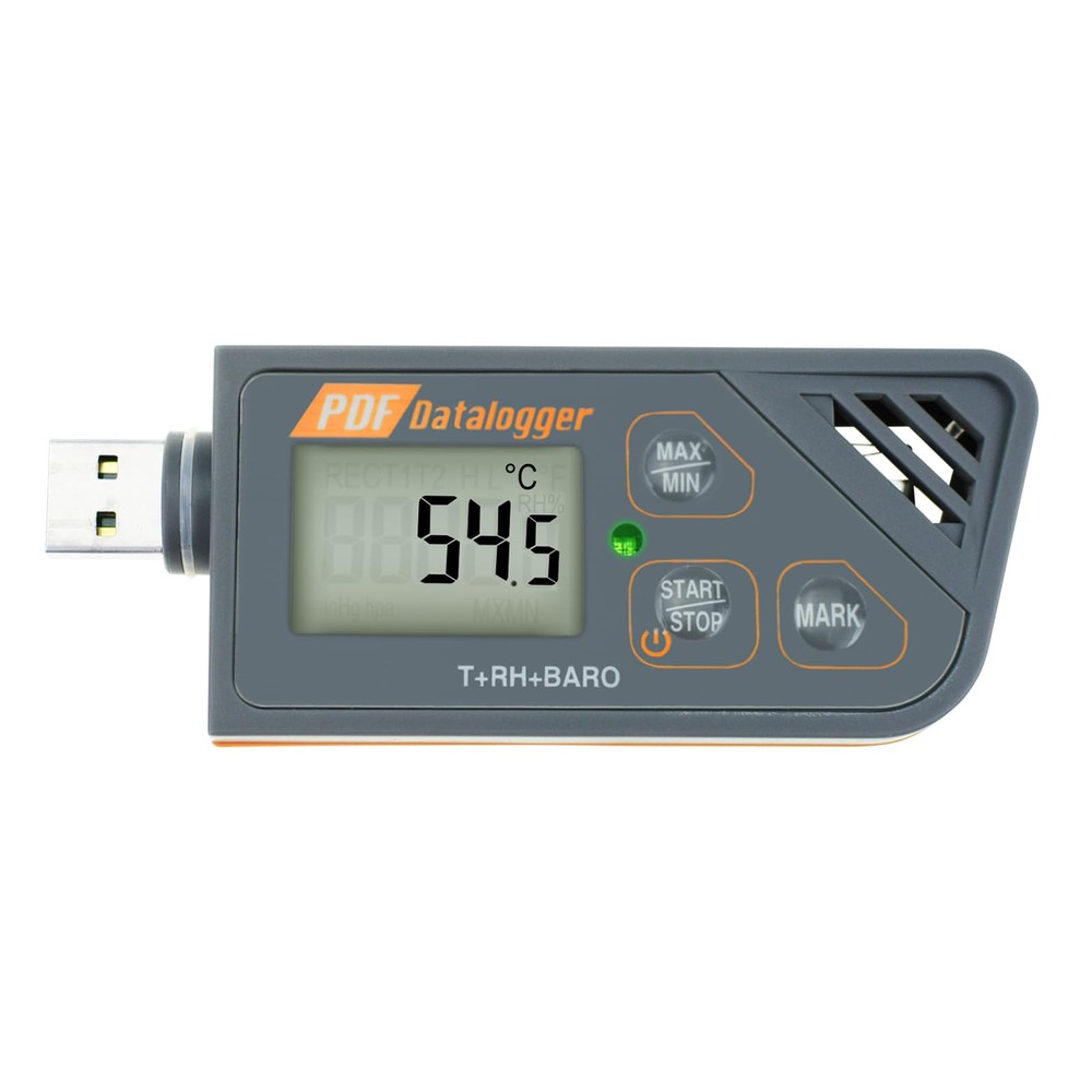 USB Temperature Logger Humidity Data Logger Barometric Pressure Recorder Generat