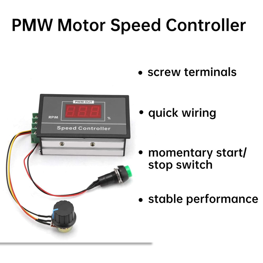 PWM Motor Speed Controller Adjustable Regulator DC 6-60V 30A Motor Driver Contro