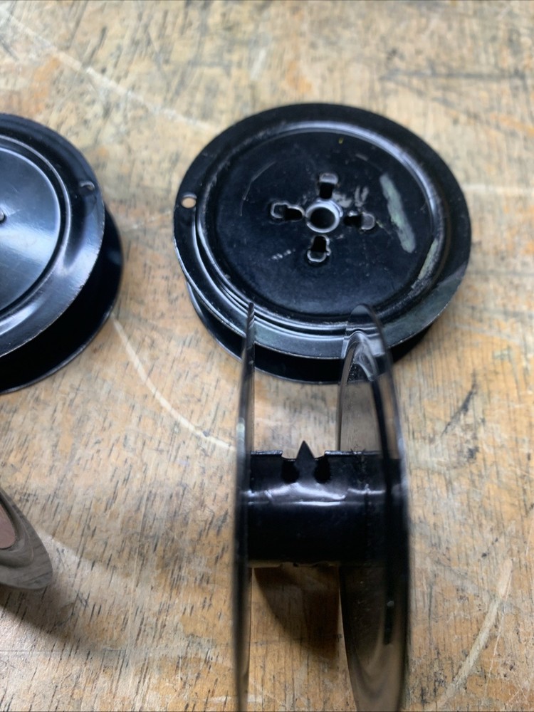 Smith Corona Original Metal Typewriter Spools With Red Label