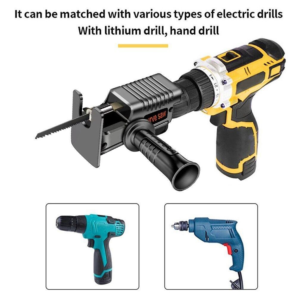 Universal Drill to Jigsaw Adapter, Multi-Purpose Cutting Tool Curve Cutting