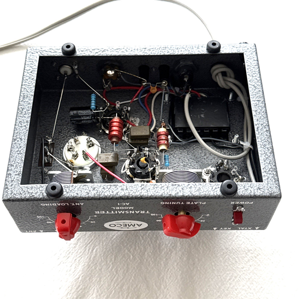 AMECO® AC-1 CW transmitter-FINISHED REPLICA for 40m RED Knobs