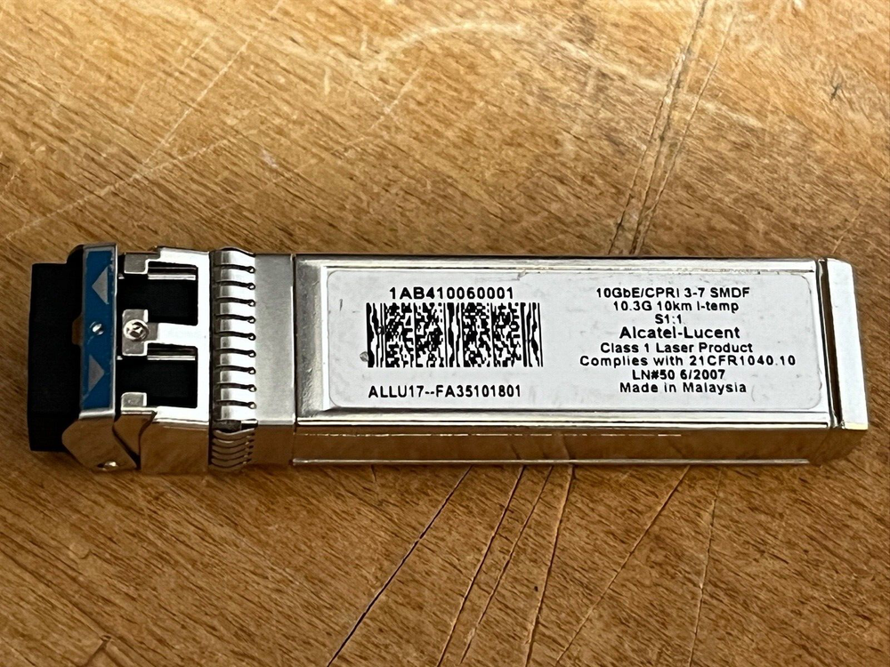 Nokia 1AB410060001 10.3G 10km I-temp Transceiver Module