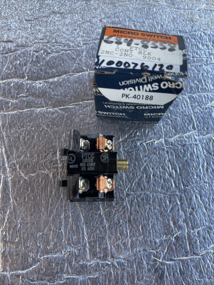 HONEYWELL PK 8306 3 MICROSWITCH