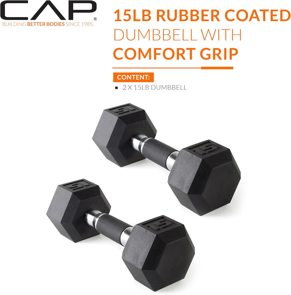 Barbell Coated Dumbbell Weight | Multiple Options Pairs & Sets