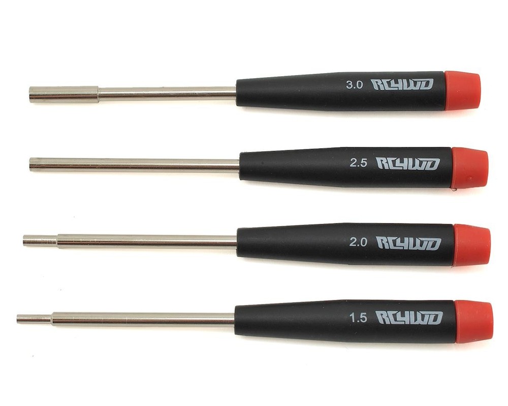 RC4WD Precision Metric Hex/Nut Driver Set (4) [RC4ZF0030]