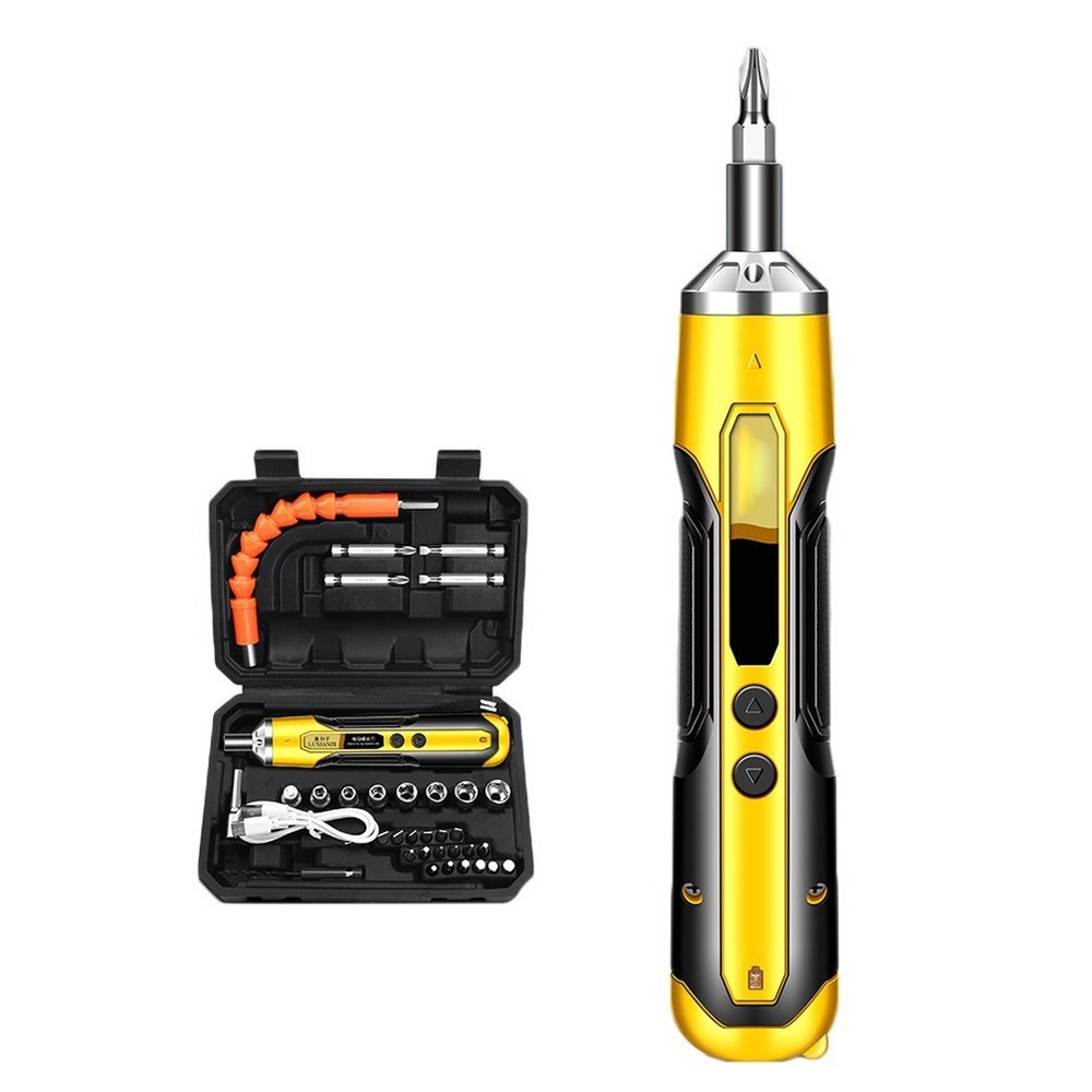 Versatile Cordless Electric Screwdriver Mini Set with Rechargeable Battery