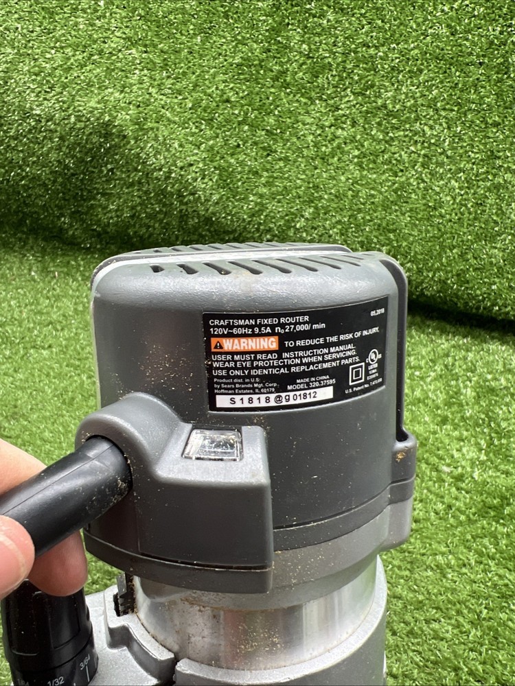Craftsman 320.37595 Fixed Base Router – Fully Tested – Works Great. S5