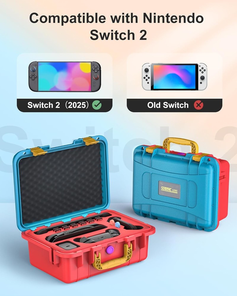 Hard Carrying Case for Nintendo Switch 2 Console Pro Controller & Accessories