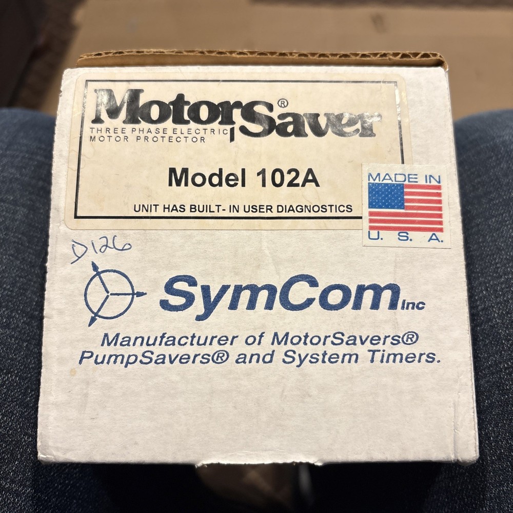 Symcom Model 102A Protection Relay Motor Saver