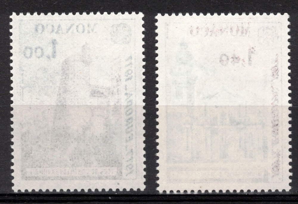 MONACO Scott 1067-8 Mint NH