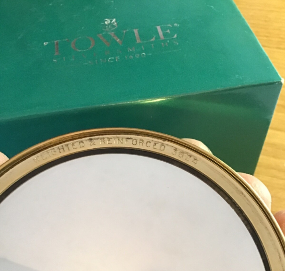 Vintage Towle's Silversmiths Powder Box