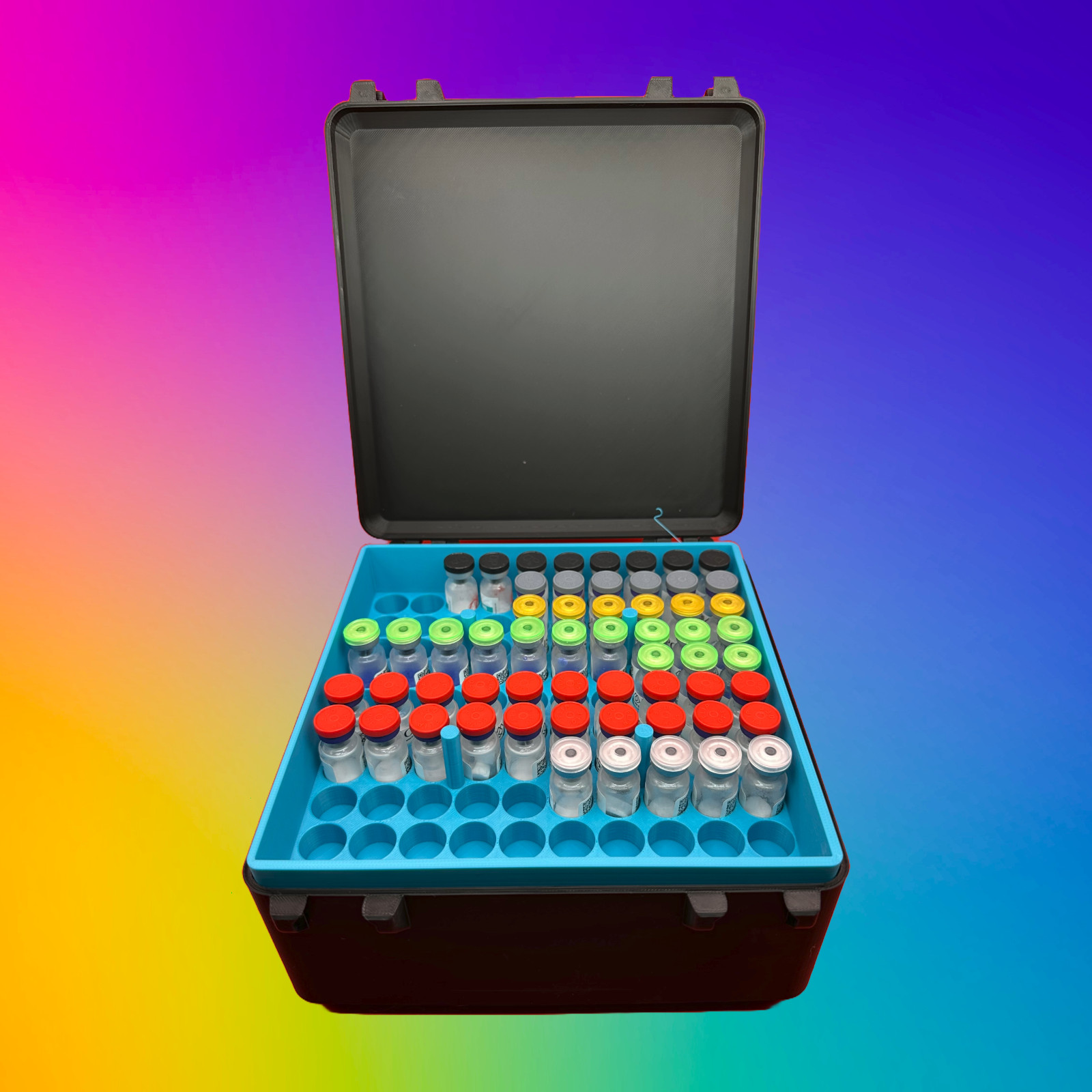 3ml Peptide Vial Mega Storage – Holds 200–300 Vials