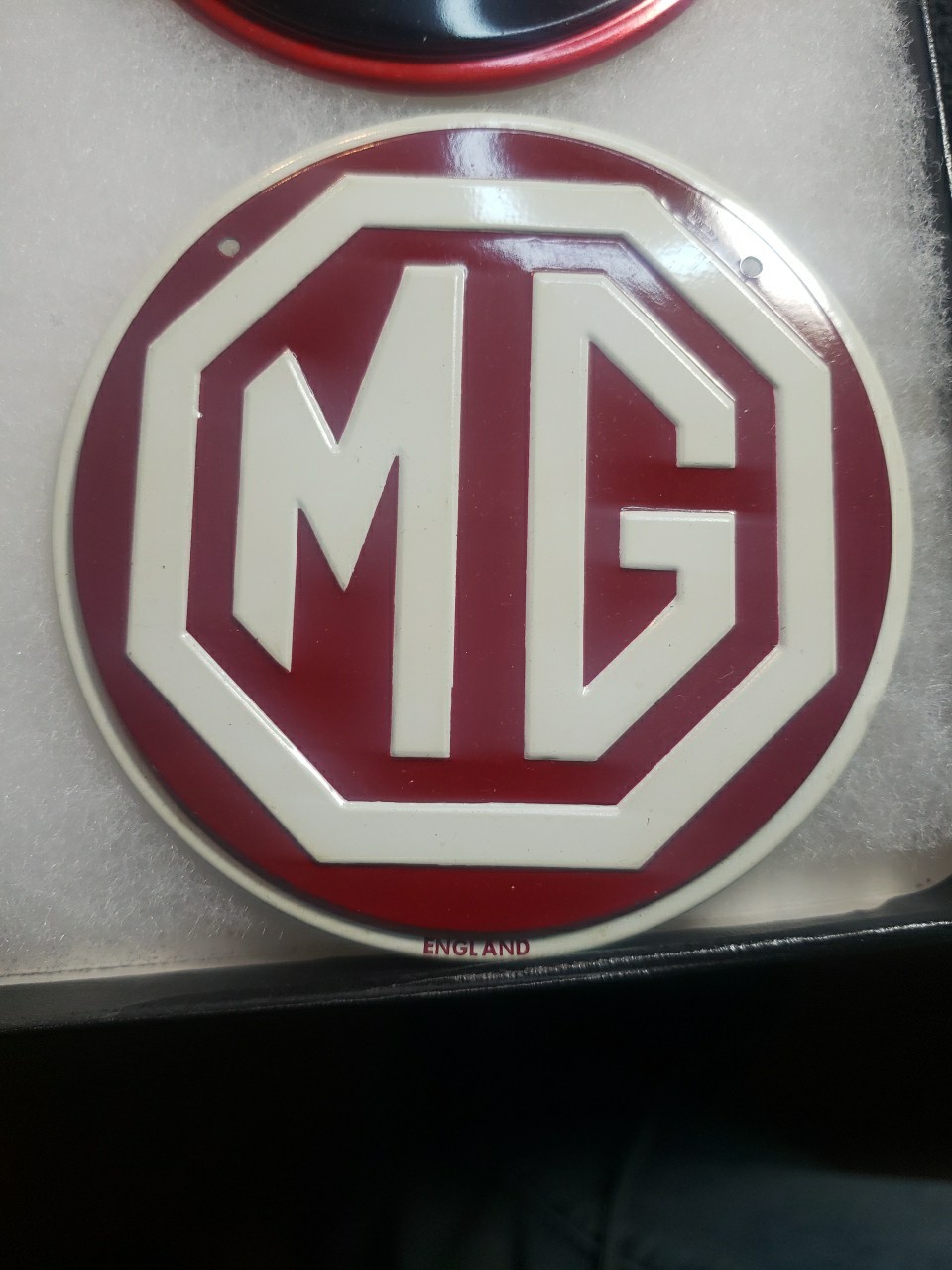 ORIGINAL 1950S WHEATIES CEREAL PREMIUM METAL AUTOMOBILE EMBLEMS SET 14 IN Case