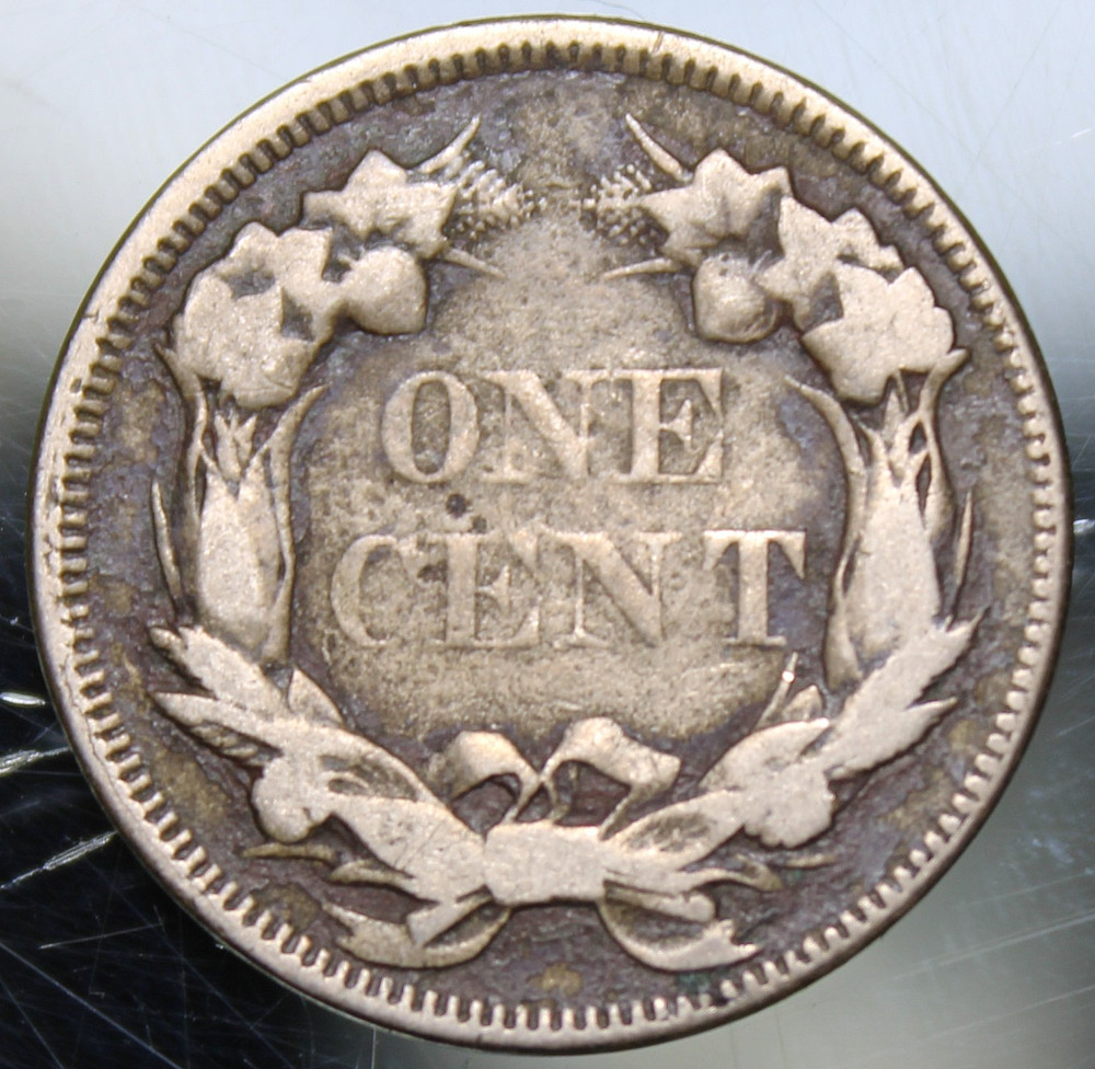 1858 Large Letters Flying Eagle Cent - Fine !!