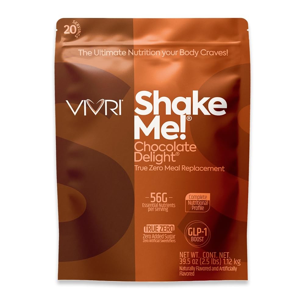 VIVRI ShakeMe TRUE ZERO Chocolate | Complete Meal Replacement | 20 Servings |...