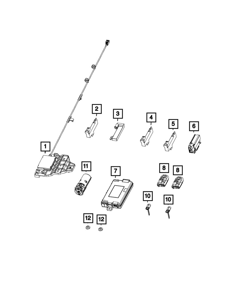 Hub Receiver - Mopar (68283454AD)