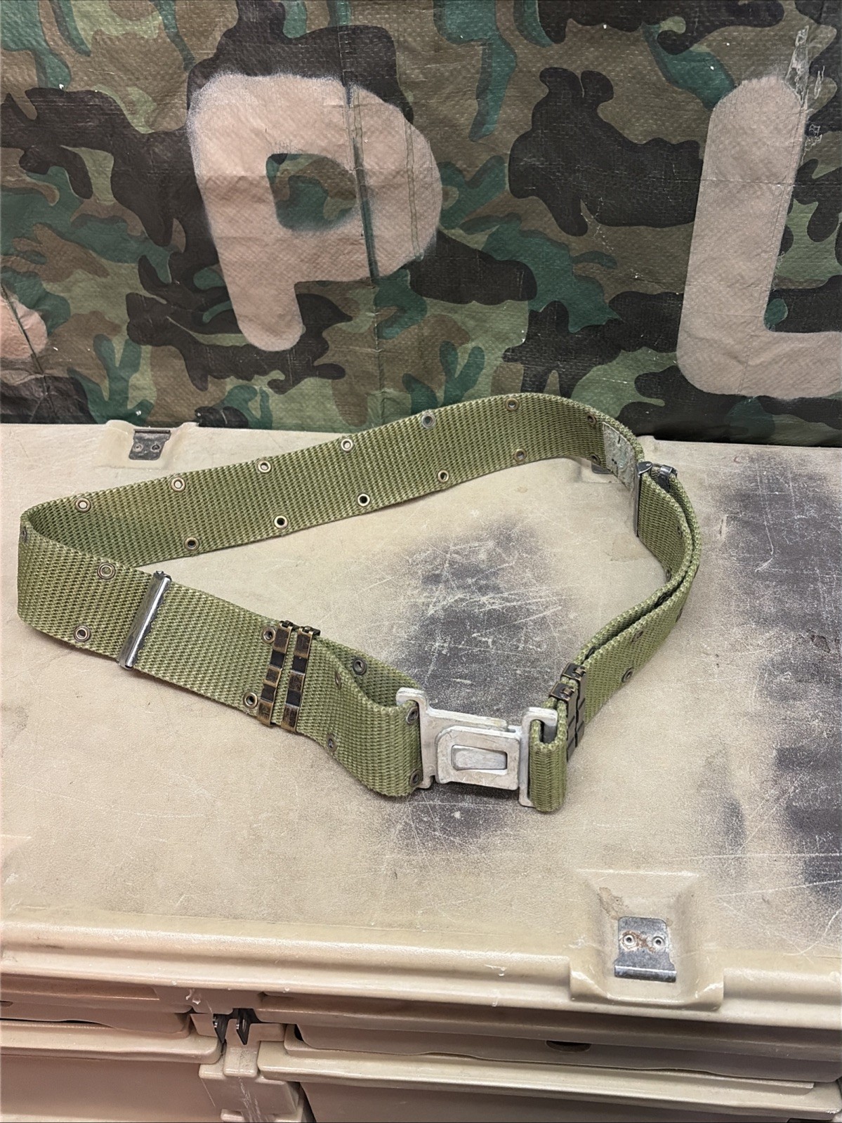 USGI Military Individual Equipment Nylon Utility Belt LC-2 Large Alice
