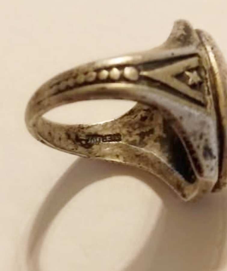 WWII Memorial Ring - Sterling