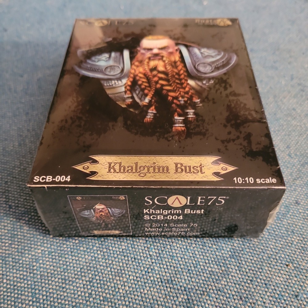 Scale 75 Busts To Scale: Khalgrim Bust / Miniatures Display Bust / Dwarf Bust