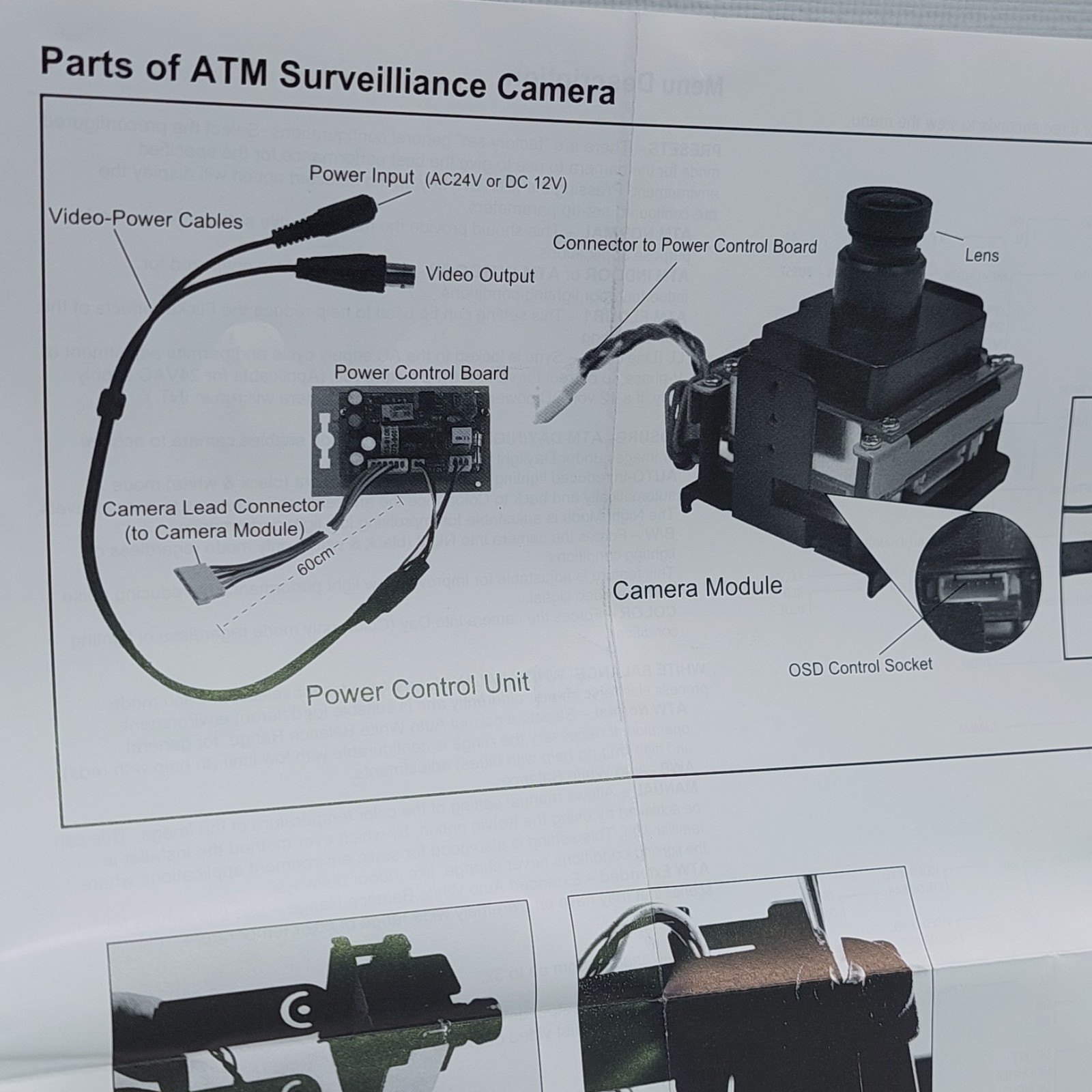 Deview View WD29ATM camera Wide Dynamic Range, Day/Night 2.9mm Fixed Lens. New