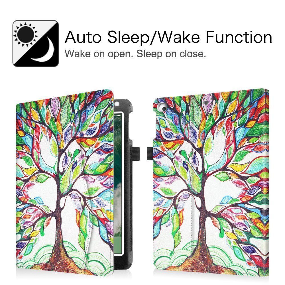 For iPad 6th Generation 9.7" A1893 A1954 Folio Case Cover Stand Multi-Angles