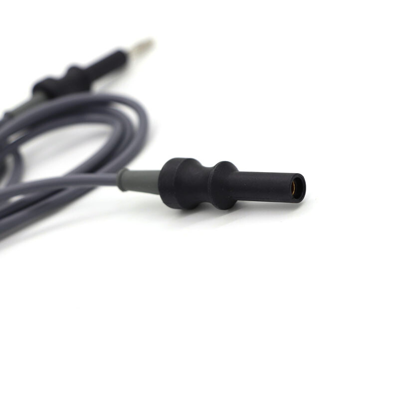 Endoscopic Unipolar Electrocoagulation Cable 4.0 to 4.0 Electrocoagulation Cable