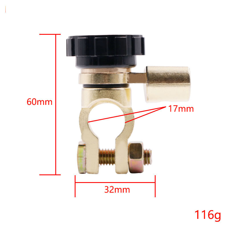 2PCS Car Battery Switch Quick Cut-off Disconnect Master Link Terminal Kill Shut