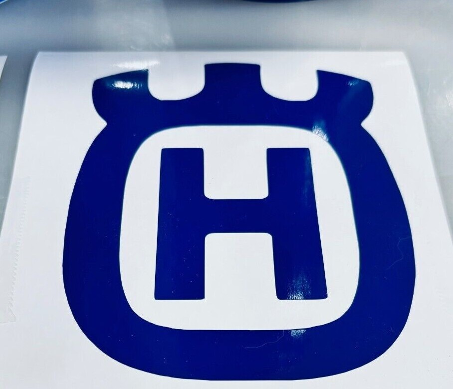 Husqvarna Vinyl Decal (NO TEXT) Many Sizes & Colors - FREE Ship Buy 2 Get 1 FREE