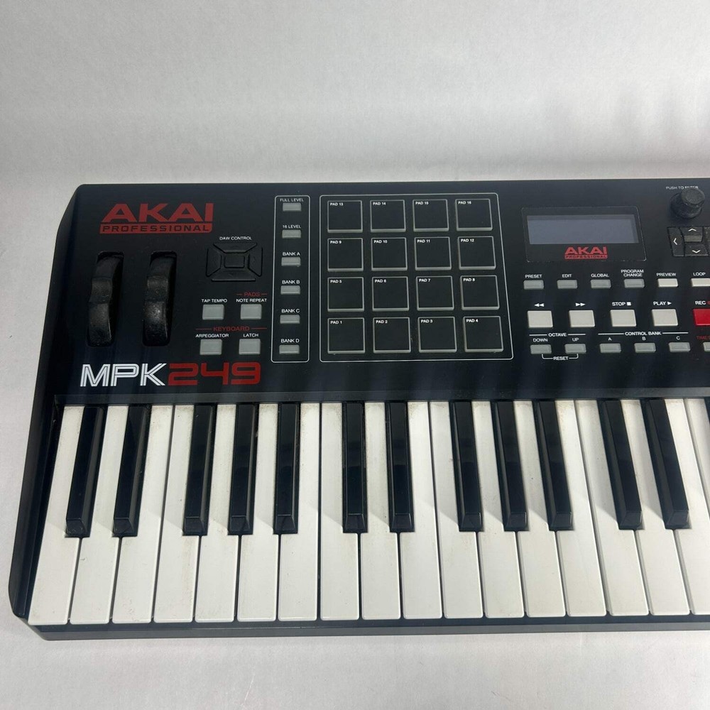 Broken Akai MPK 249 MIDI Keyboard Controller MPK249 Broken