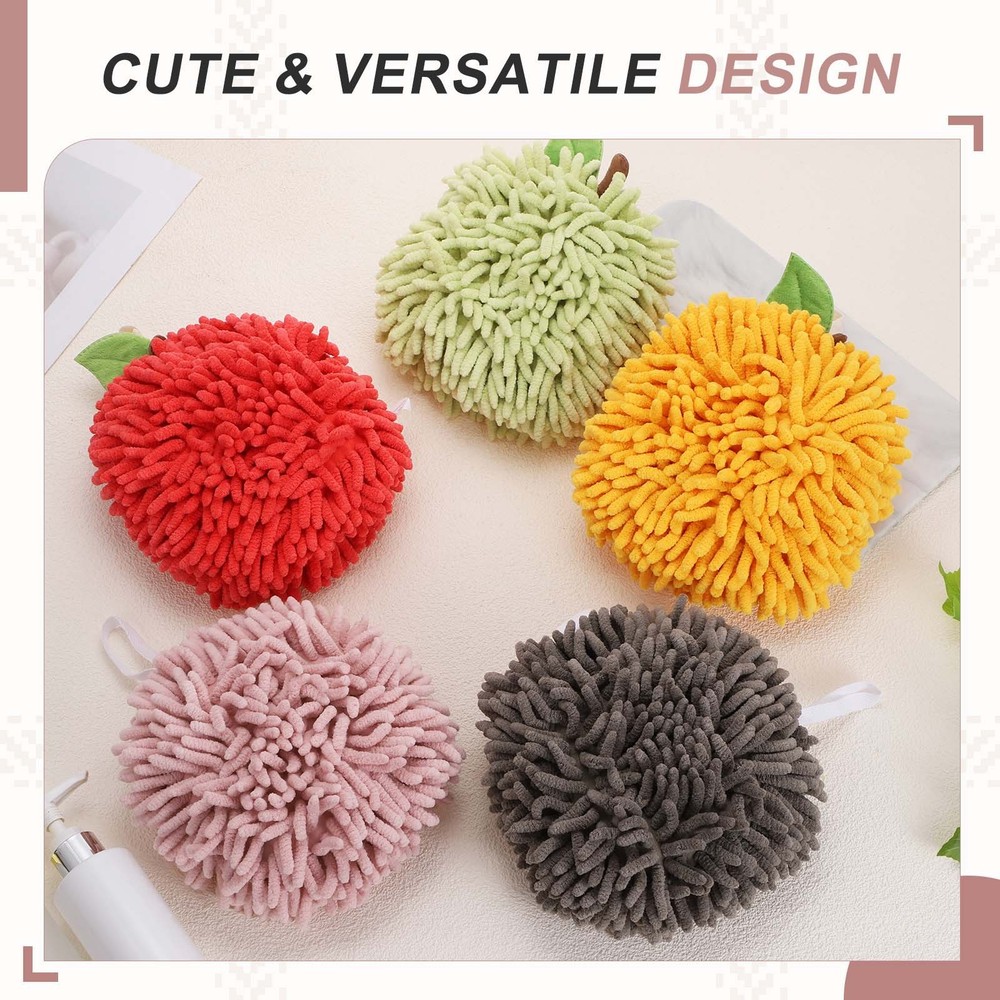 Hairy Ball Hand Towel with Ring, Celestial