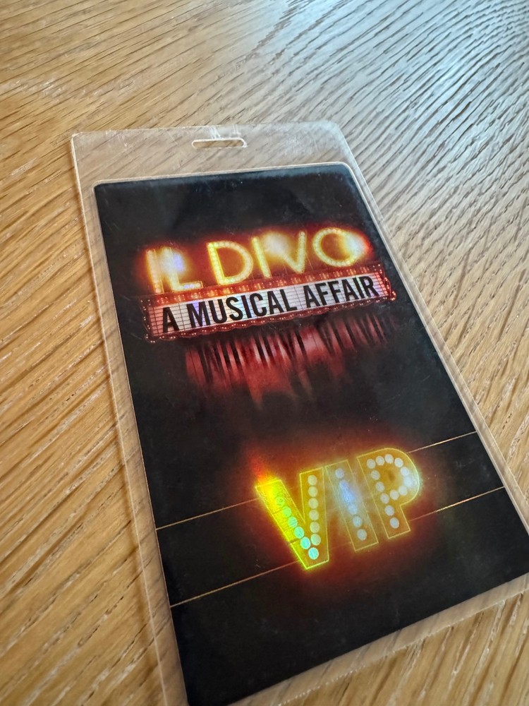 IL DIVO - Backstage Pass - A MUSICAL AFFAIR Tour