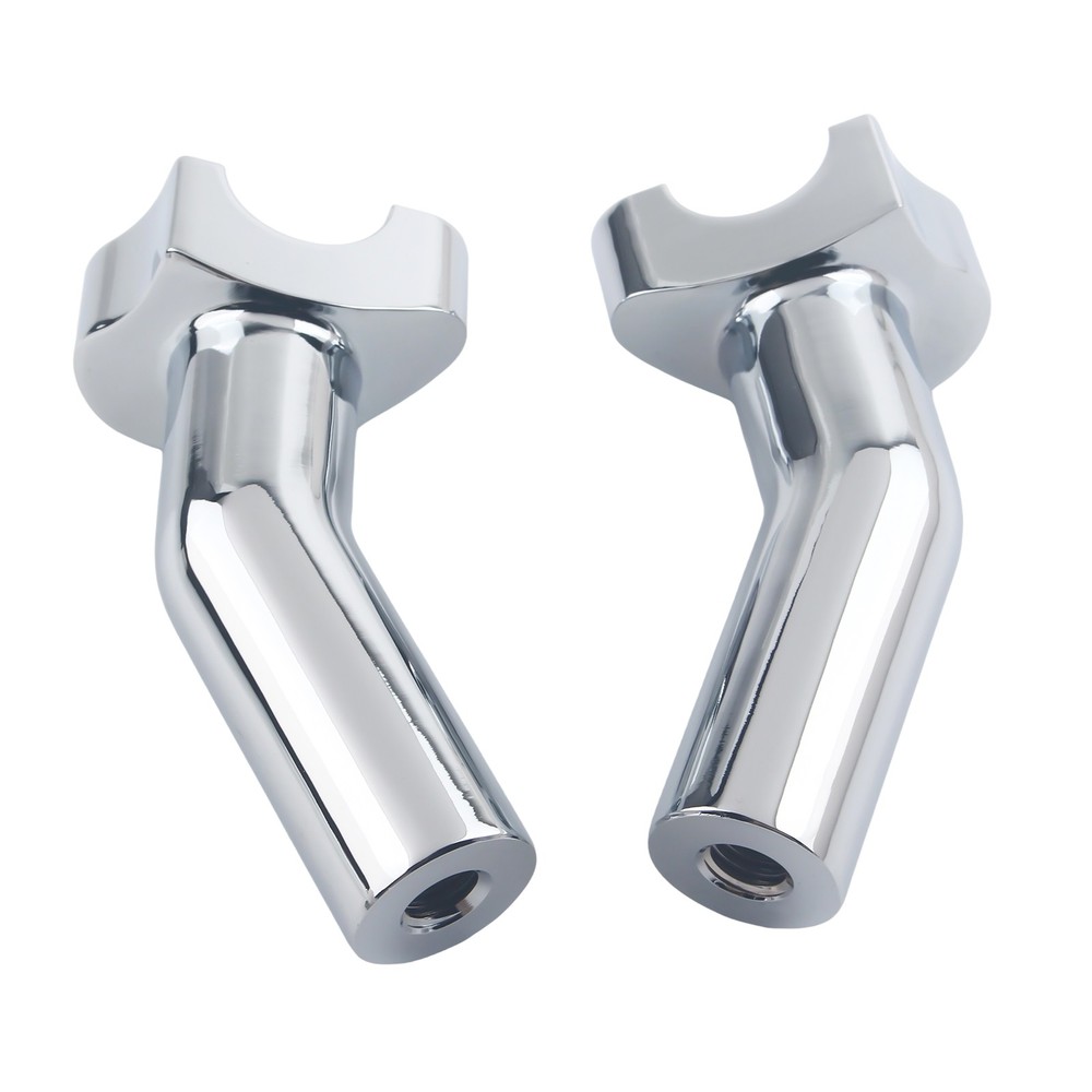 4.5" Pullback Handlebar Risers For Harley Dyna Wide Road Glide Softail Chrome