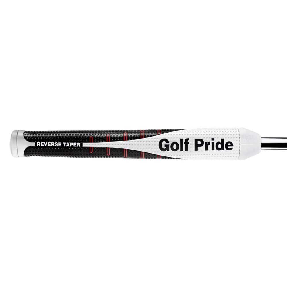 Golf Pride Reverse Taper Pistol Medium - Black/Red/White Putter Grip