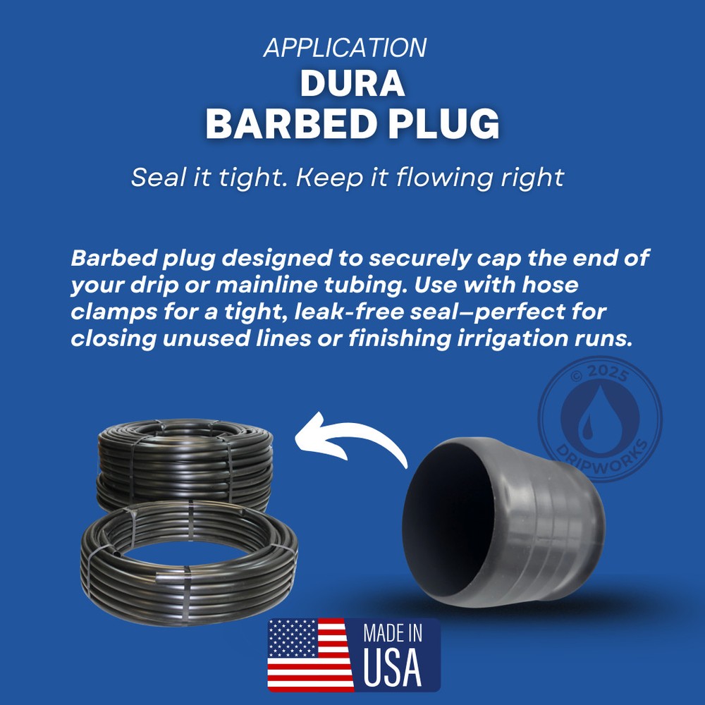 5 Pack Barbed Plug 2"