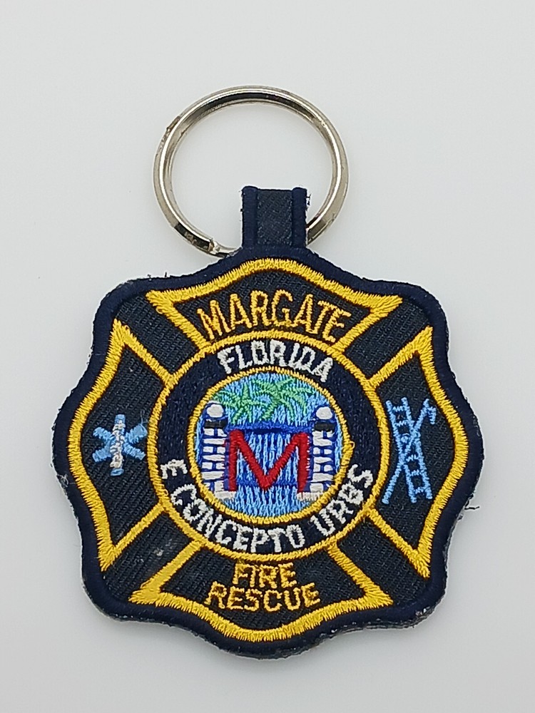 Margate Fire Rescue Florida Key Chain