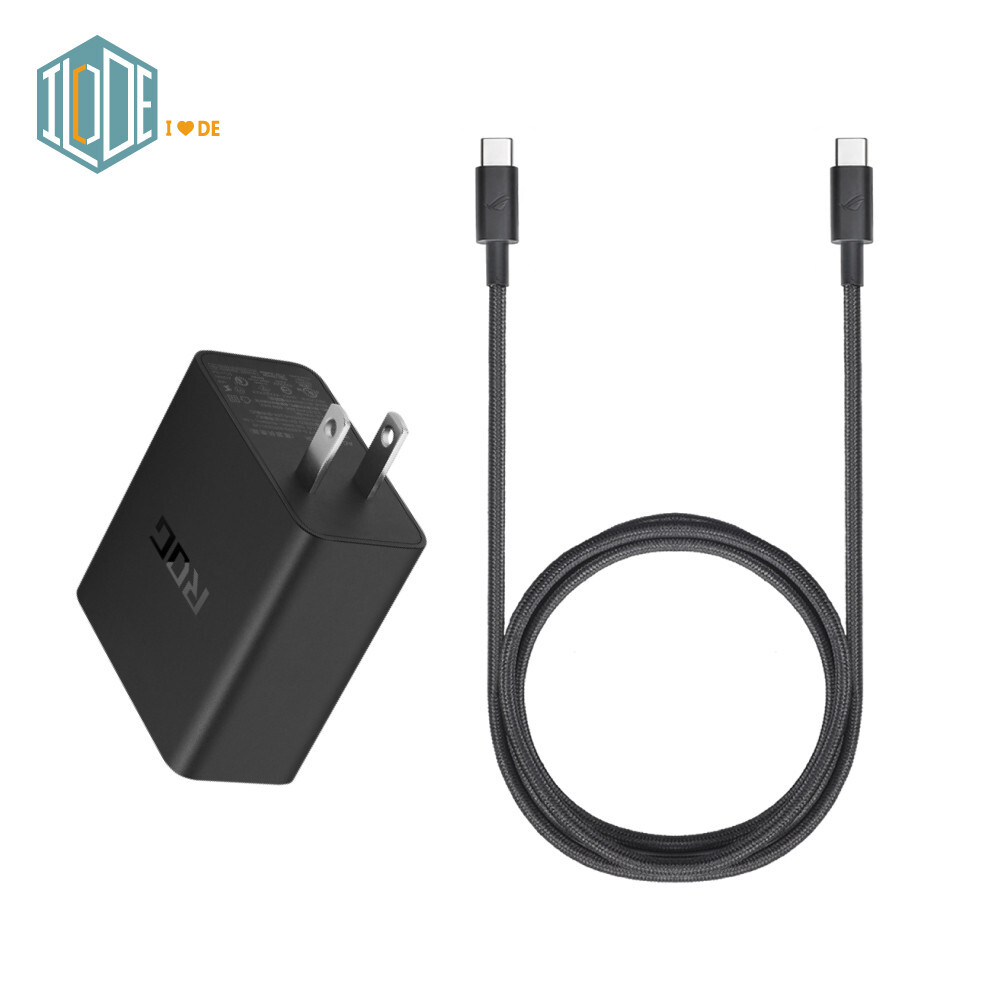 【2024Version】Original ASUS Official ROG 65W Adapter & 1.2M Type-C Cable【AC65-01】