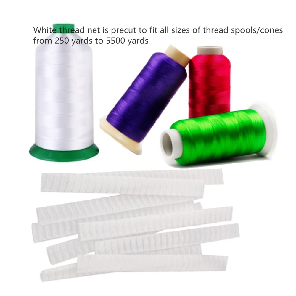 40 Yards Thread Spool Net Sewing Embroidery Thread Net Mesh Spool Saver for Diff
