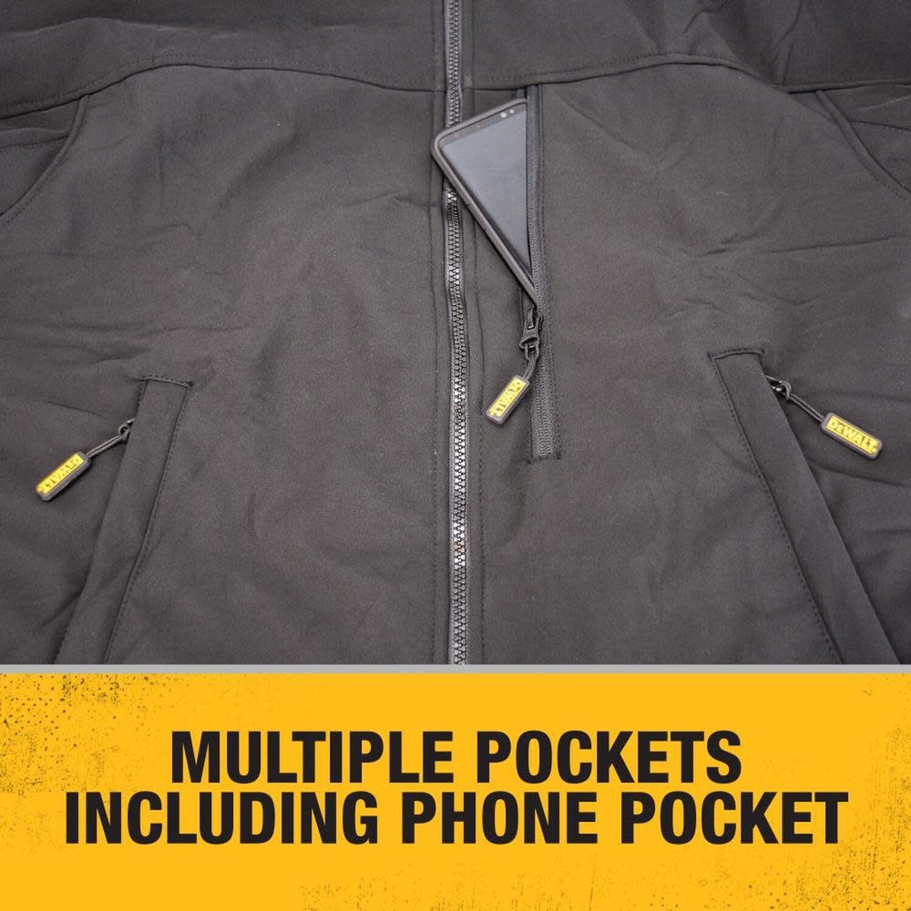 DEWALT DCHJ060ABD1-L 20V MAX Soft Shell Heated Work Jacket - L New