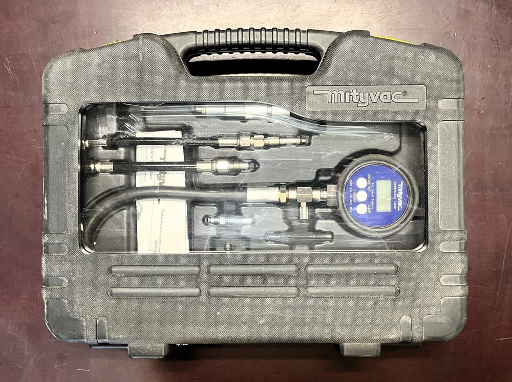 MityVac Diesel Compression Test Kit, model MV5535, with case