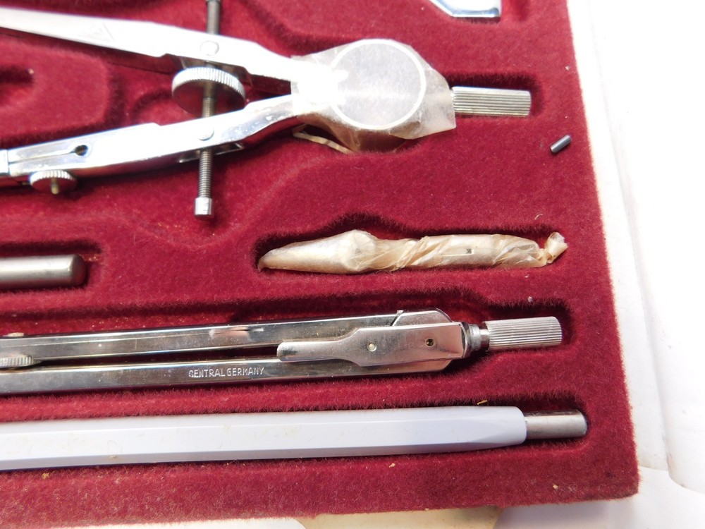Central Instrument Co. Drafting Precision Drawing Set 595 K