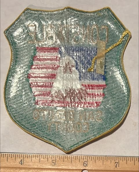 Rare San Benito County, California CONSTABLE patch