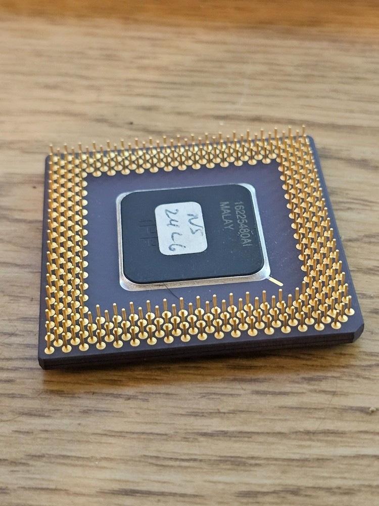 Clean Intel Pentium OverDrive PODP3V166 V1.0 166Mhz Processor Socket 5/Socket 7
