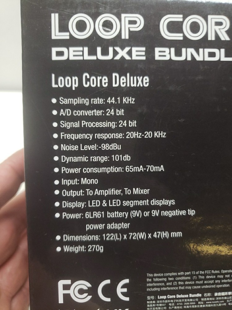 NUX Loop Core Deluxe Bundle includes Dual Foot switch 24 Bit BRAND NEW!
