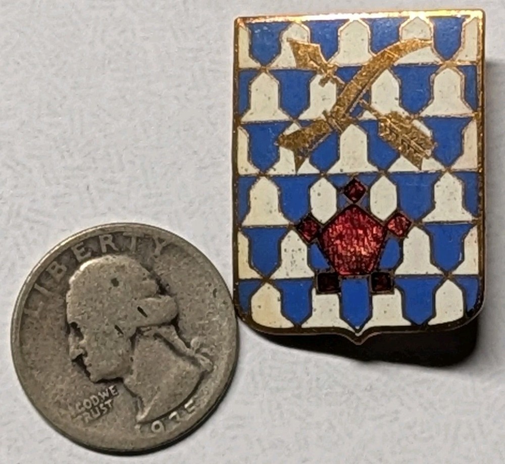 WW2 16th Infantry Regt Unit Crest D.I. - Large Oversize - 1st Division    PB